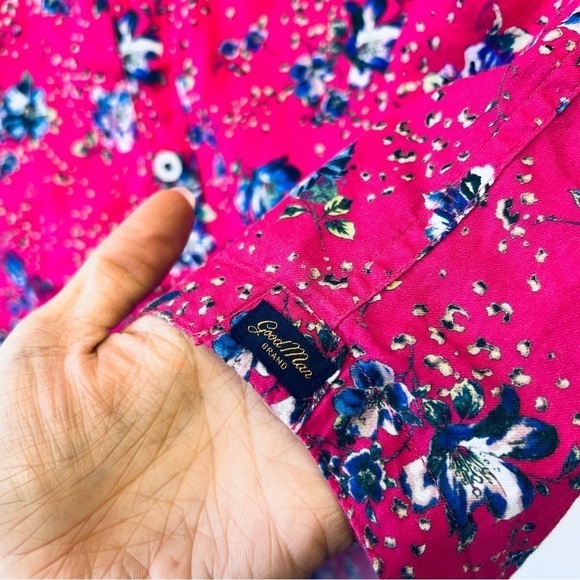 The Good Man Brand ON POINT SLIM FIT SHORT SLEEVE BUTTON-UP Shirt - Picture 8 of 10